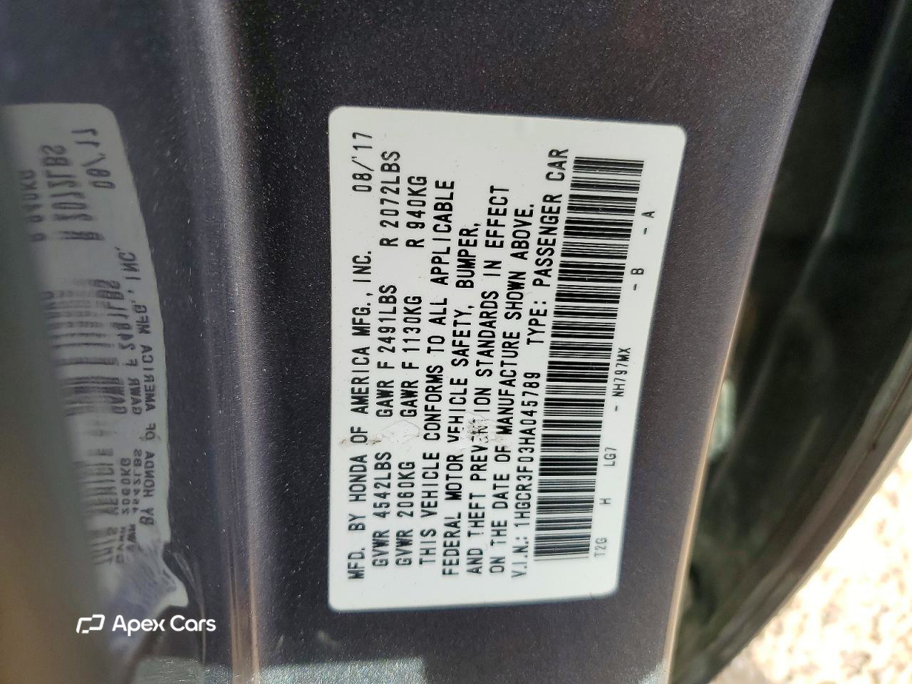Honda Accord 2017