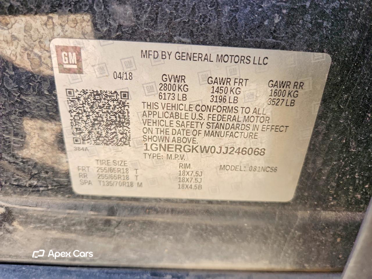 Chevrolet Traverse 2018