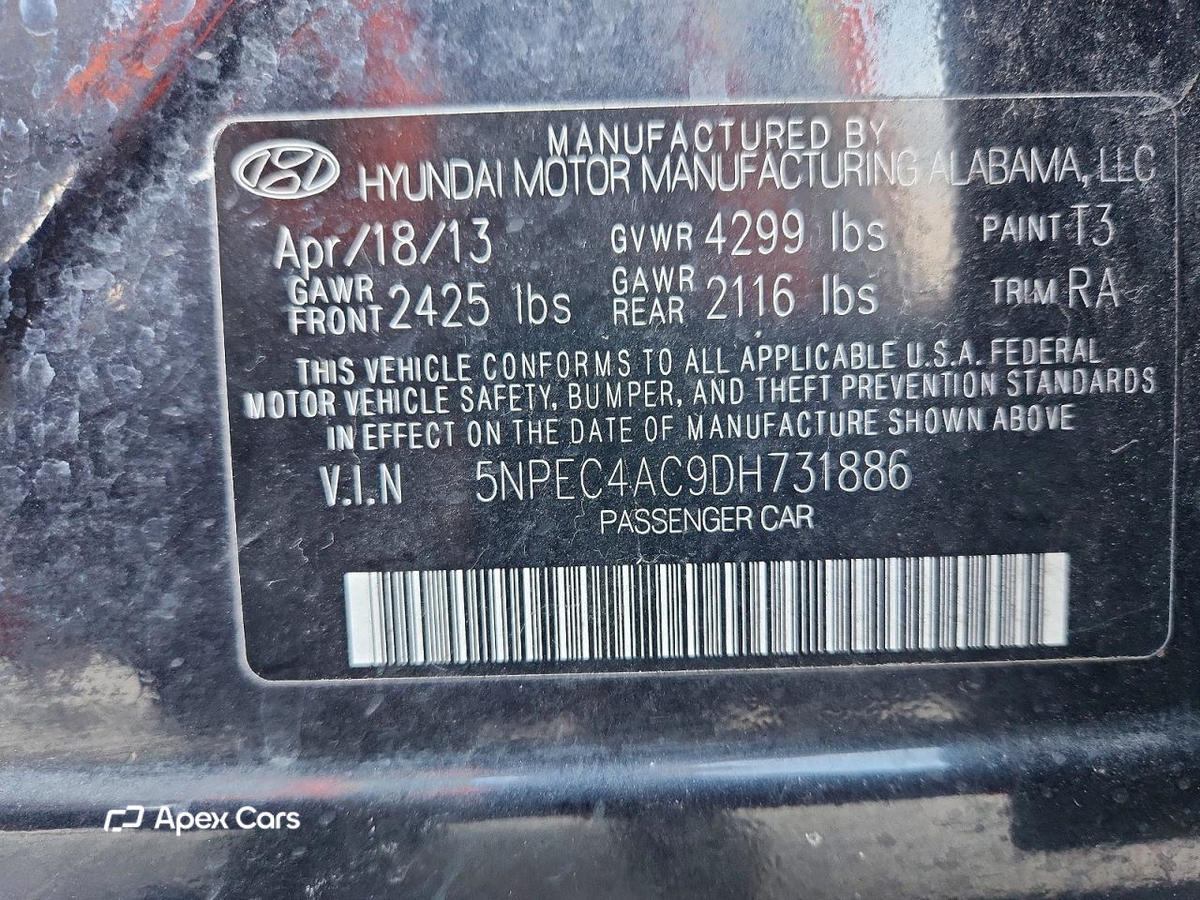 Hyundai Sonata 2013