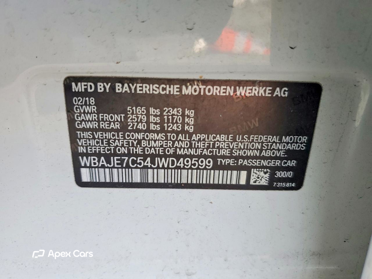 BMW Series 5 2018