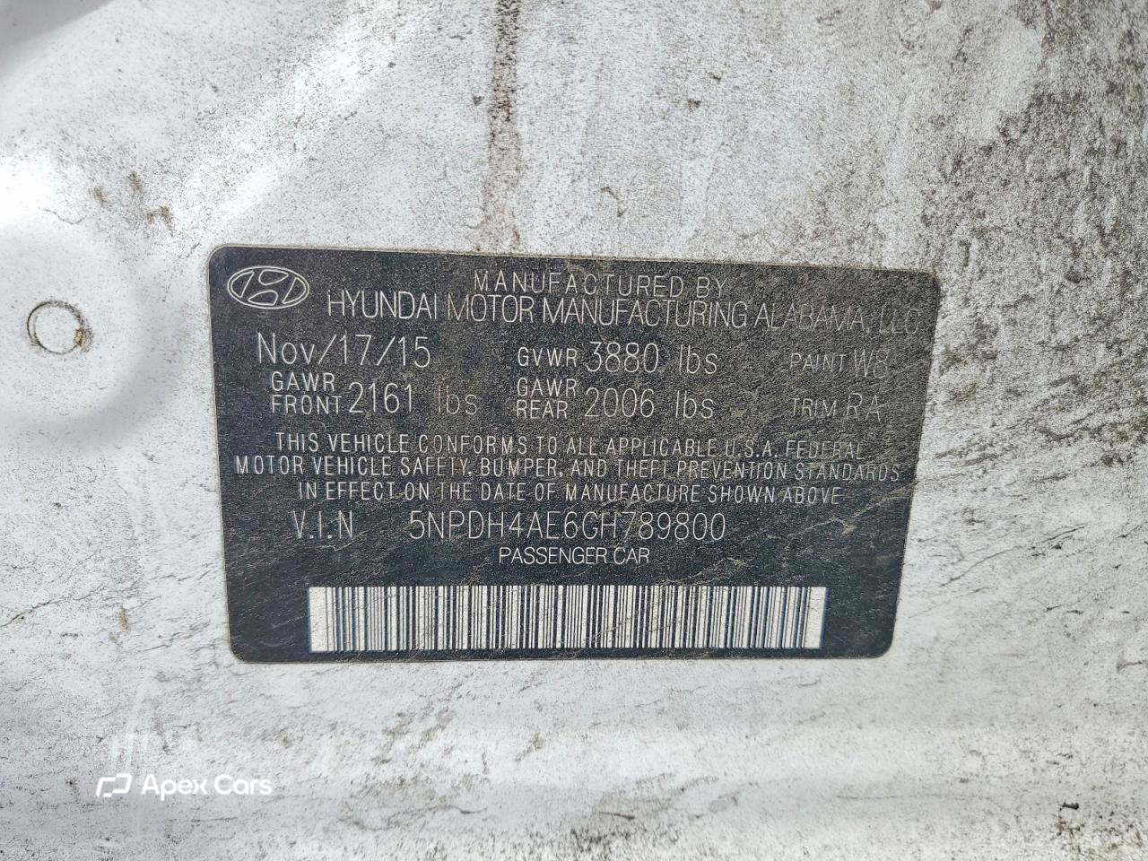 Hyundai Elantra 2016