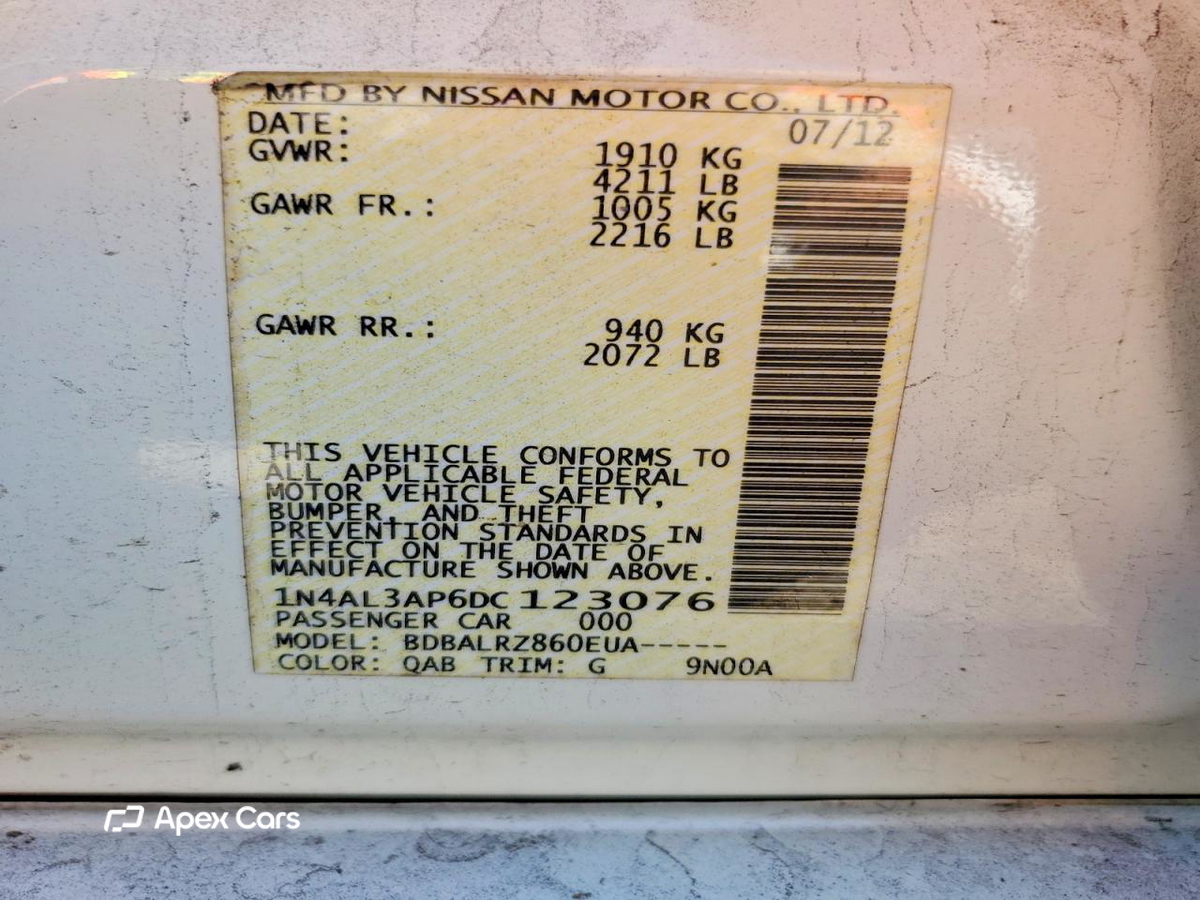 Nissan Altima 2013