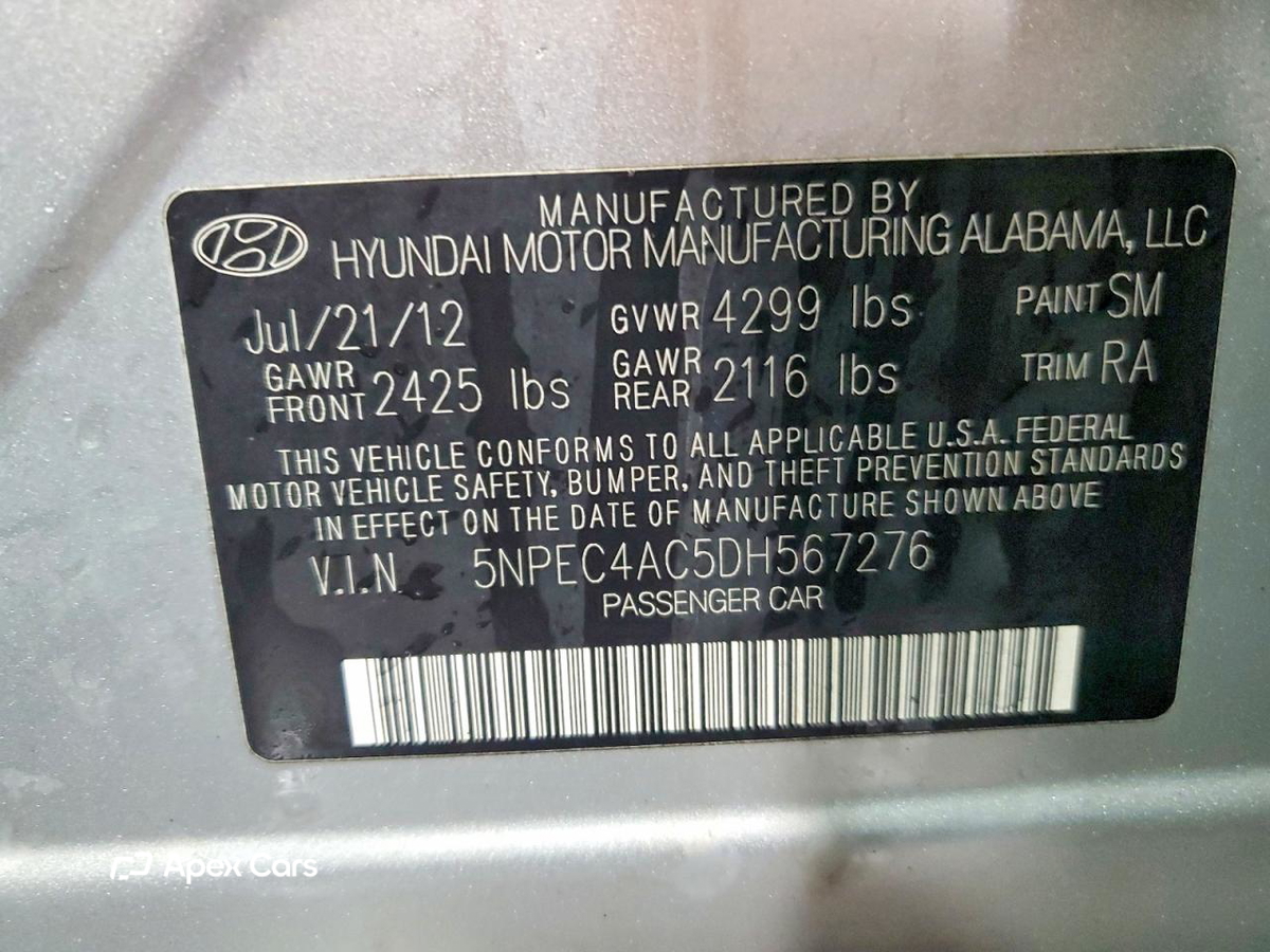 Hyundai Sonata 2013