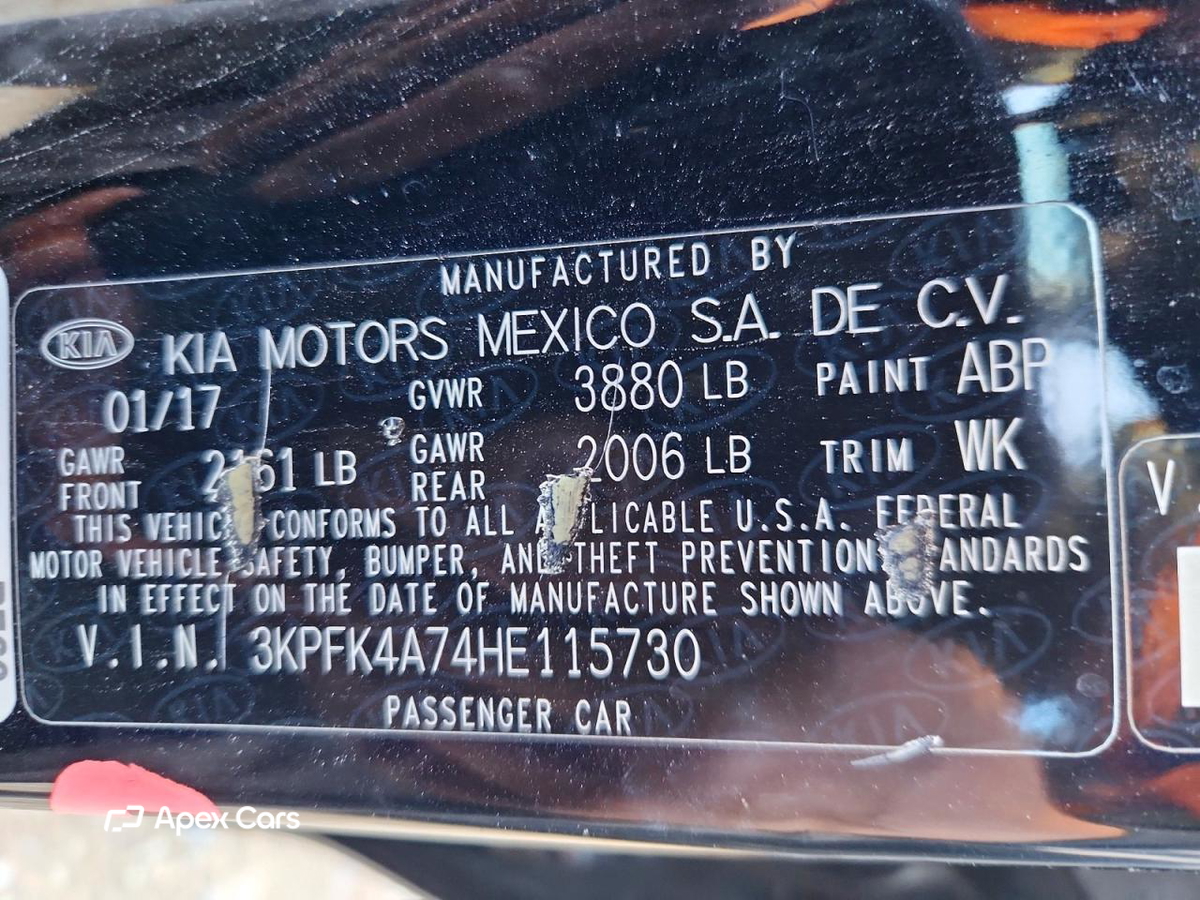 Kia Forte 2017