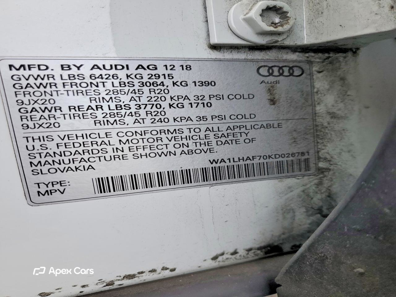 Audi Q7 2019