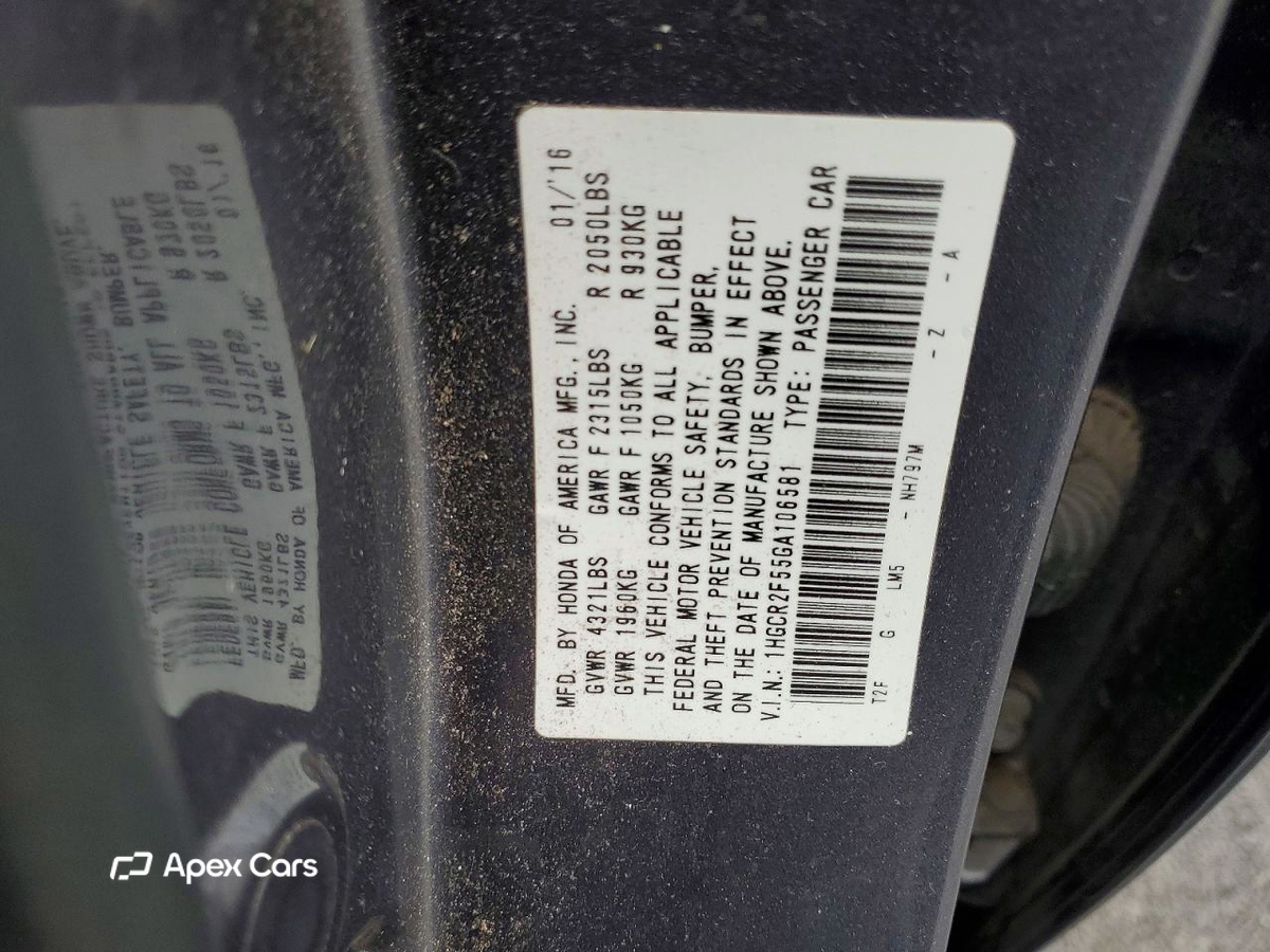 Honda Accord 2016