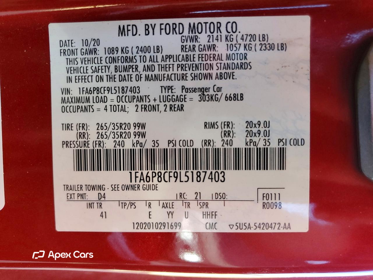 Ford Mustang 2020