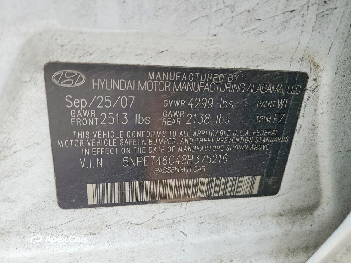 Hyundai Sonata 2008