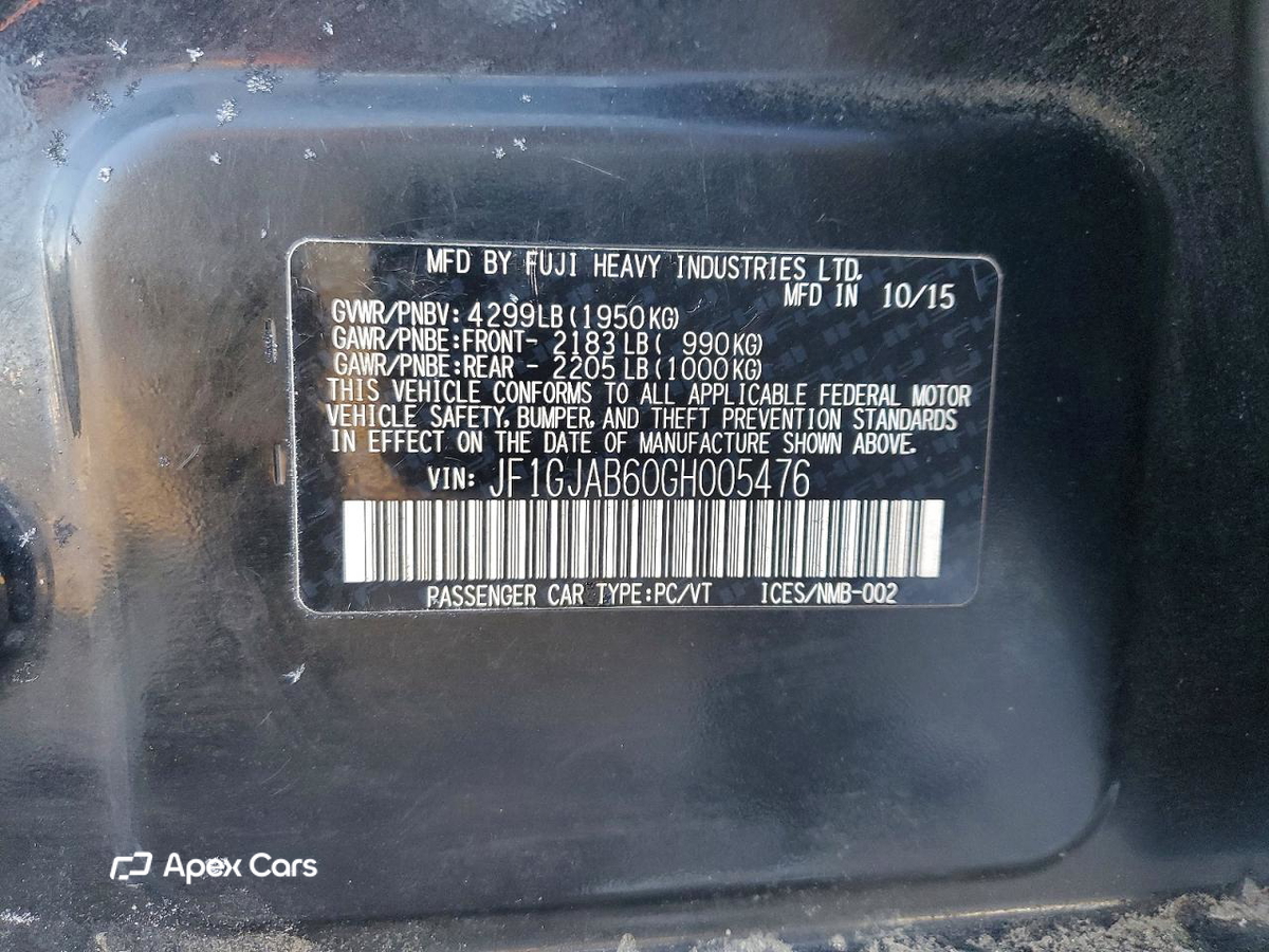 Subaru Impreza 2016