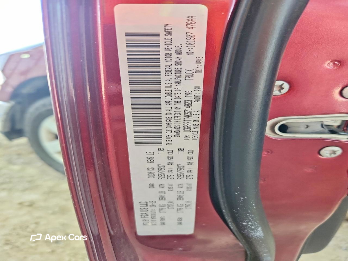 RAM 1500 2019