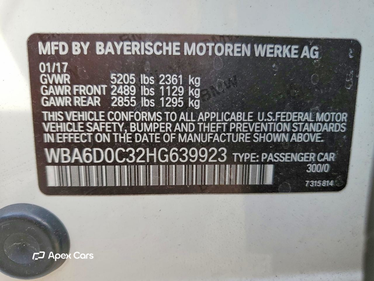 BMW Series 6 2017