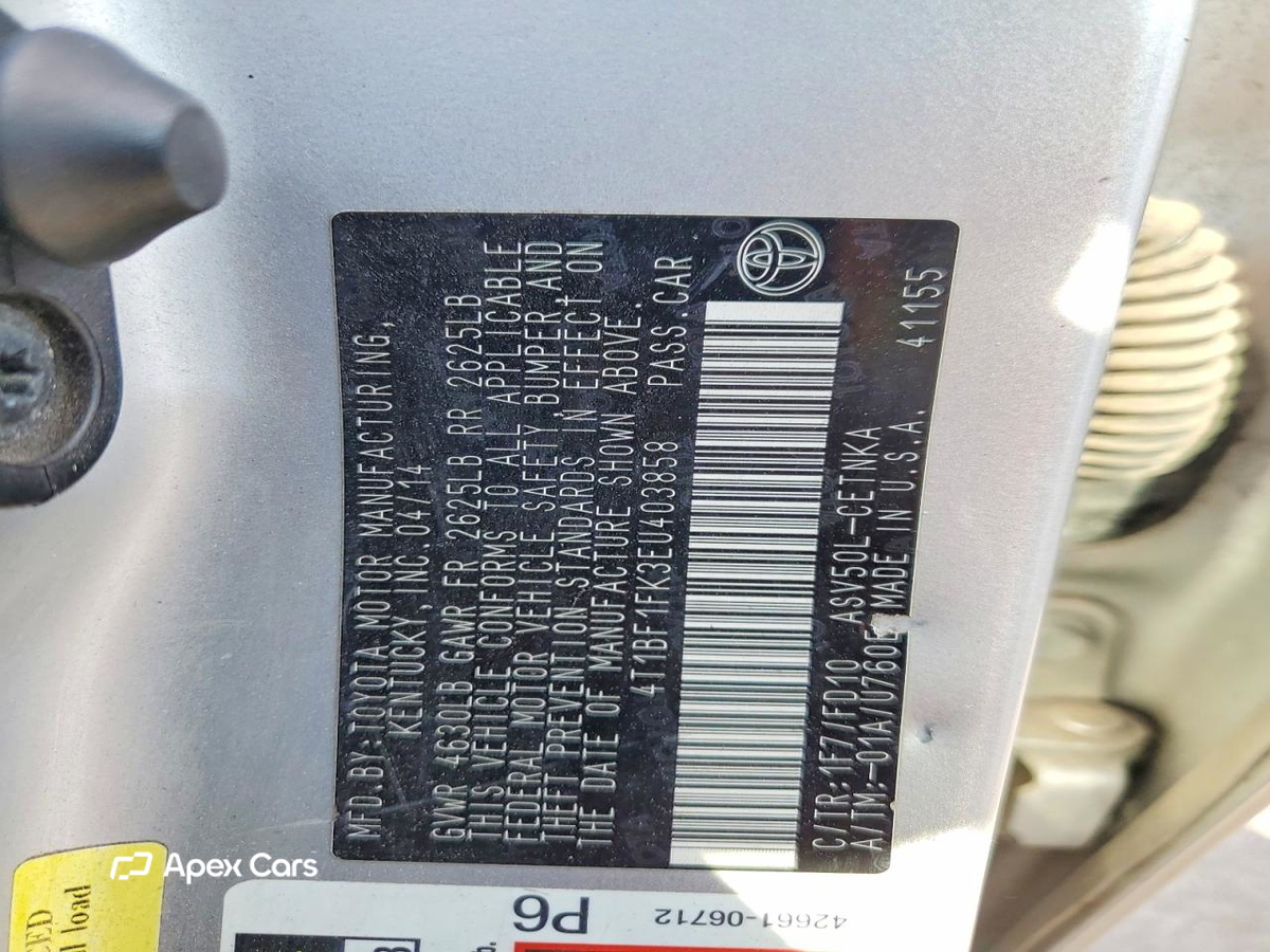Toyota Camry 2014