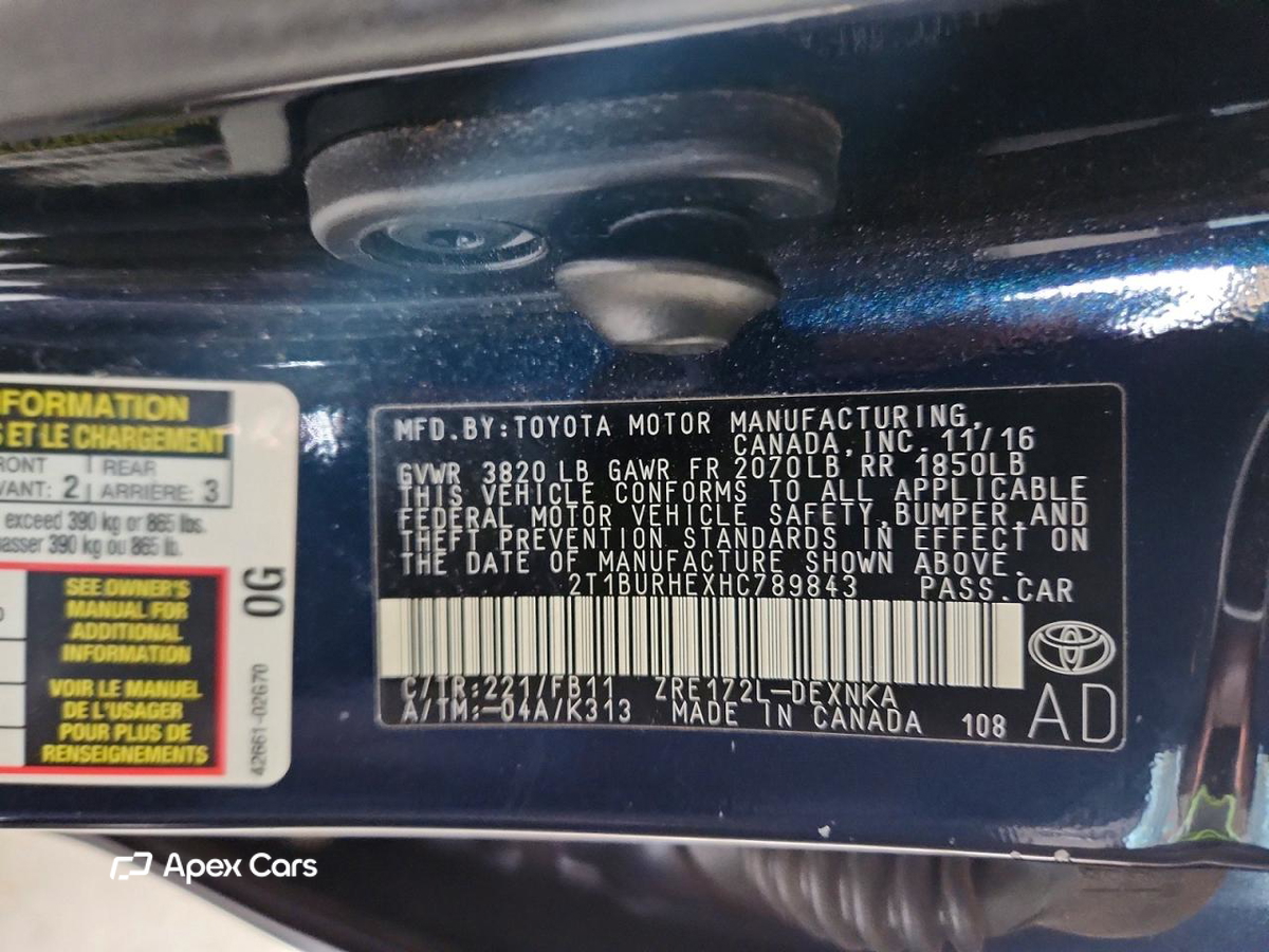 Toyota Corolla 2017