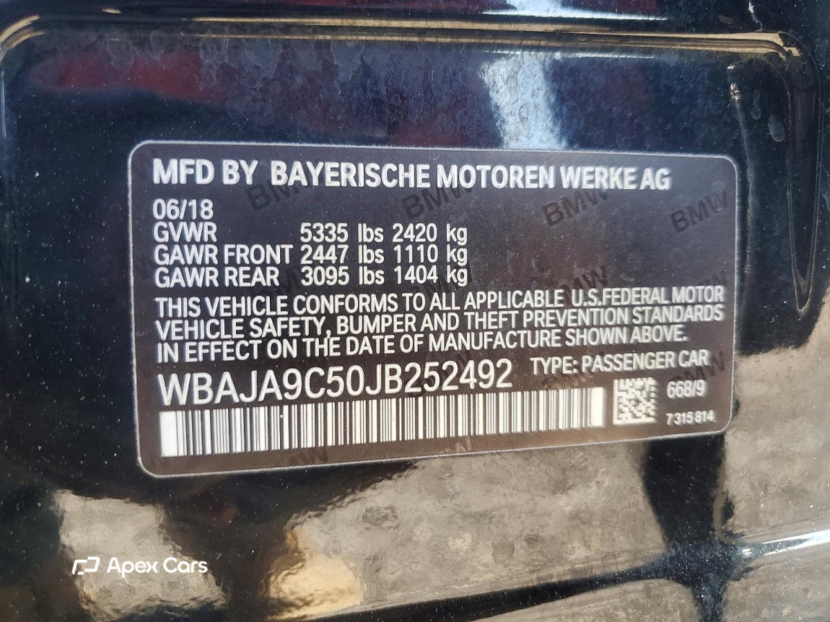 BMW Series 5 2018