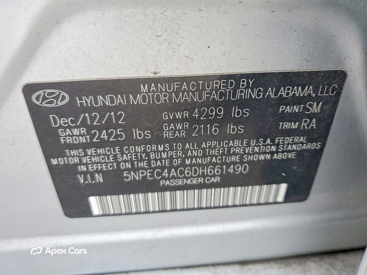 Hyundai Sonata 2013