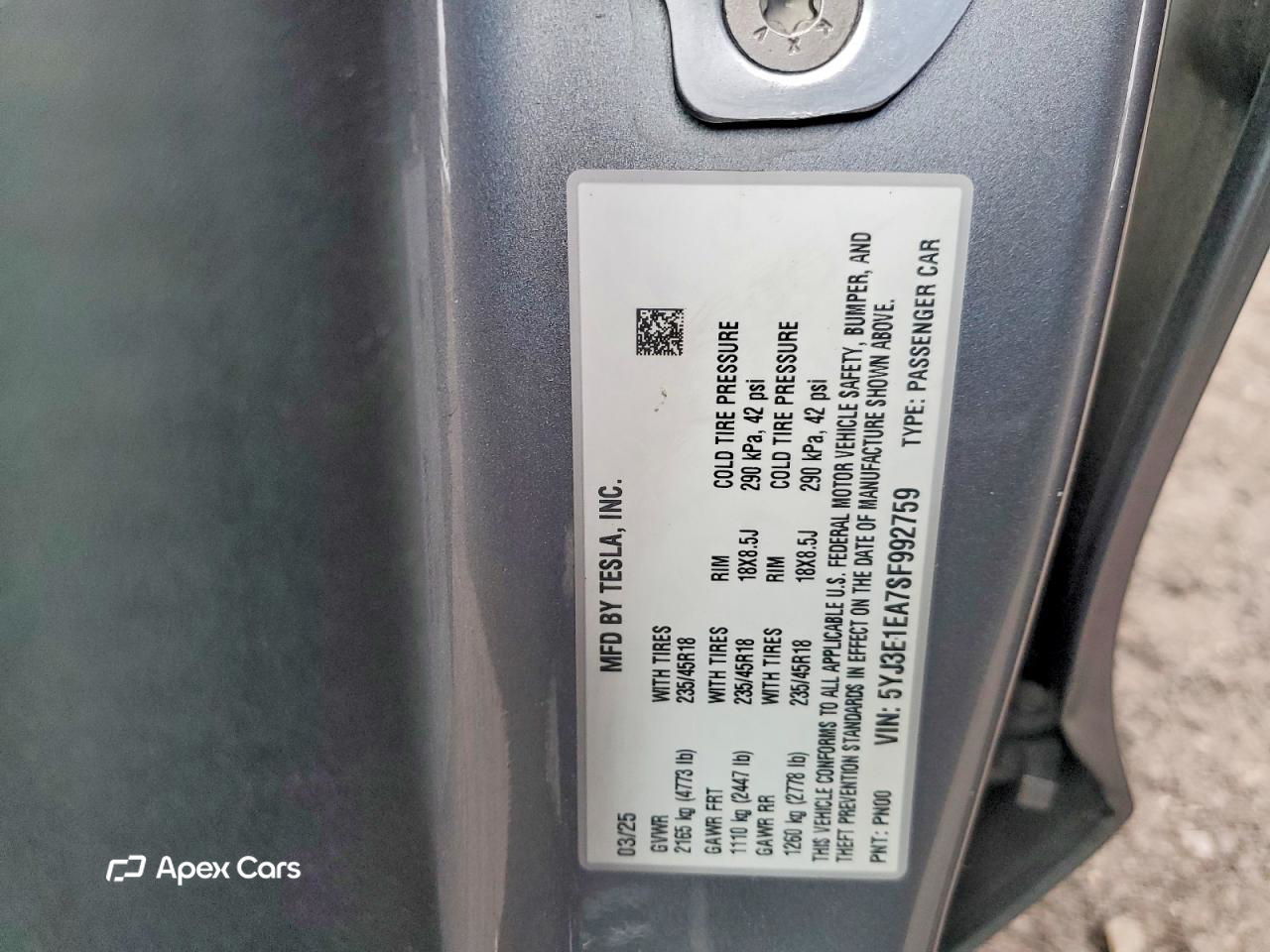 Tesla Model 3 2025