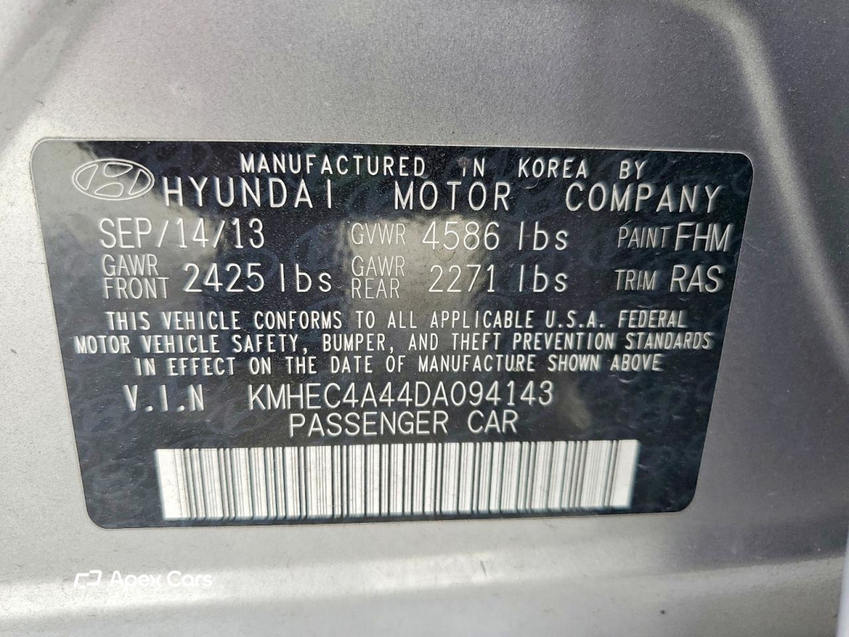 Hyundai Sonata 2013