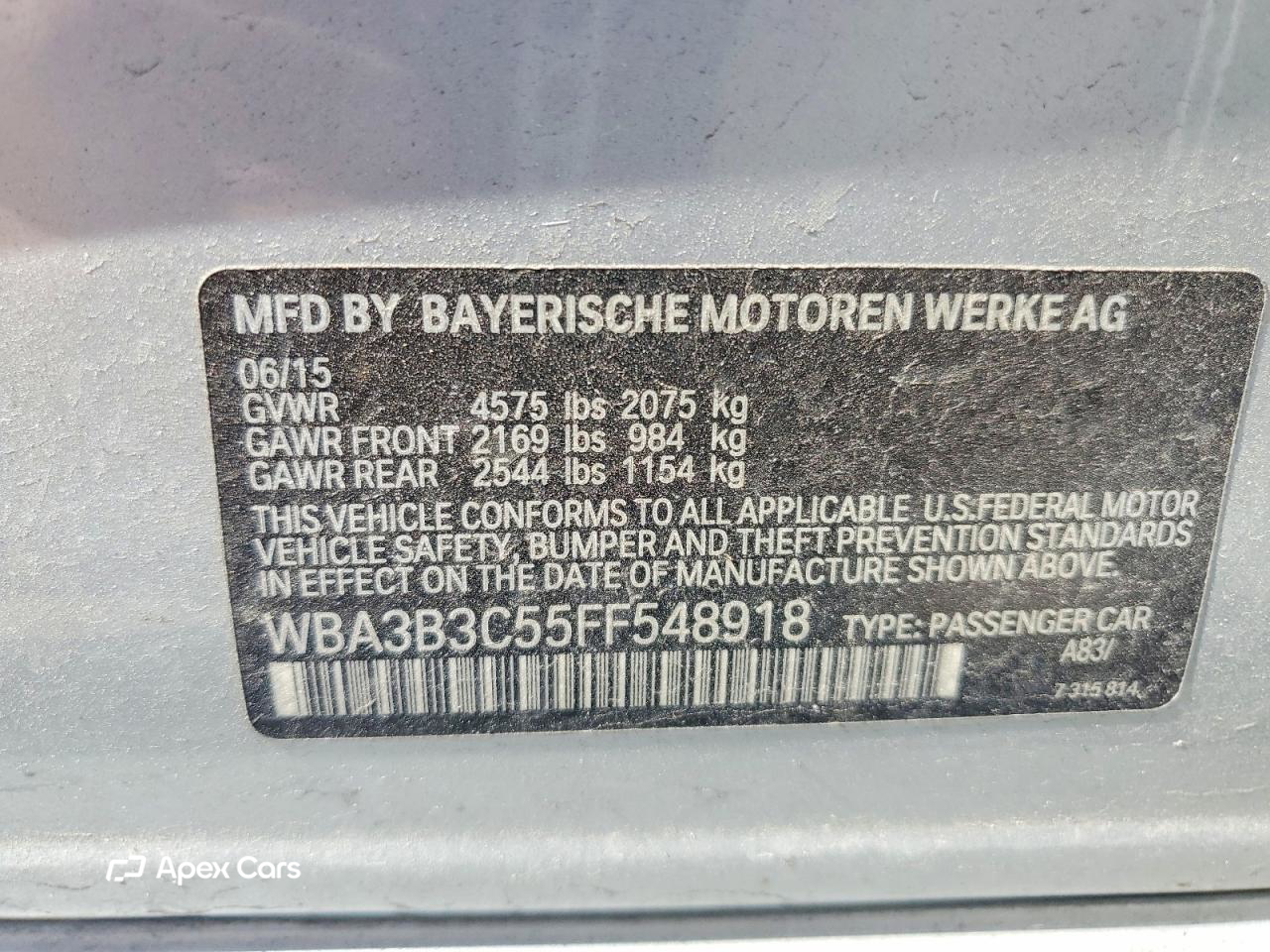 BMW Series 3 2015