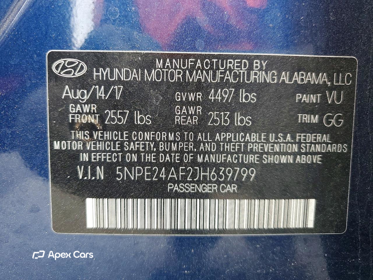 Hyundai Sonata 2018