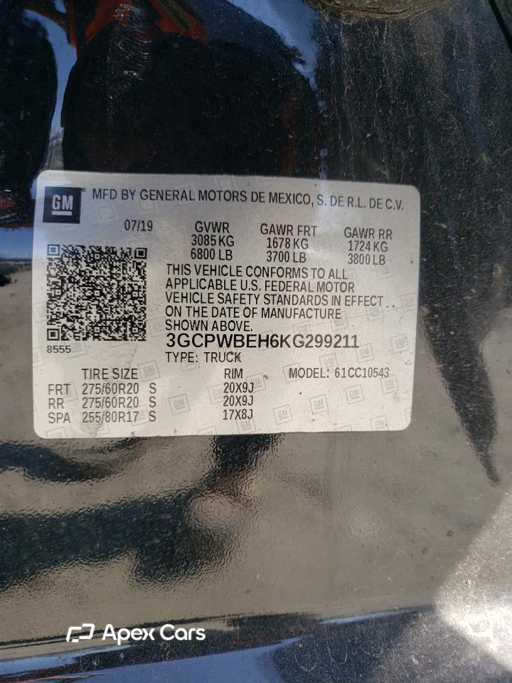 Chevrolet Silverado 2019