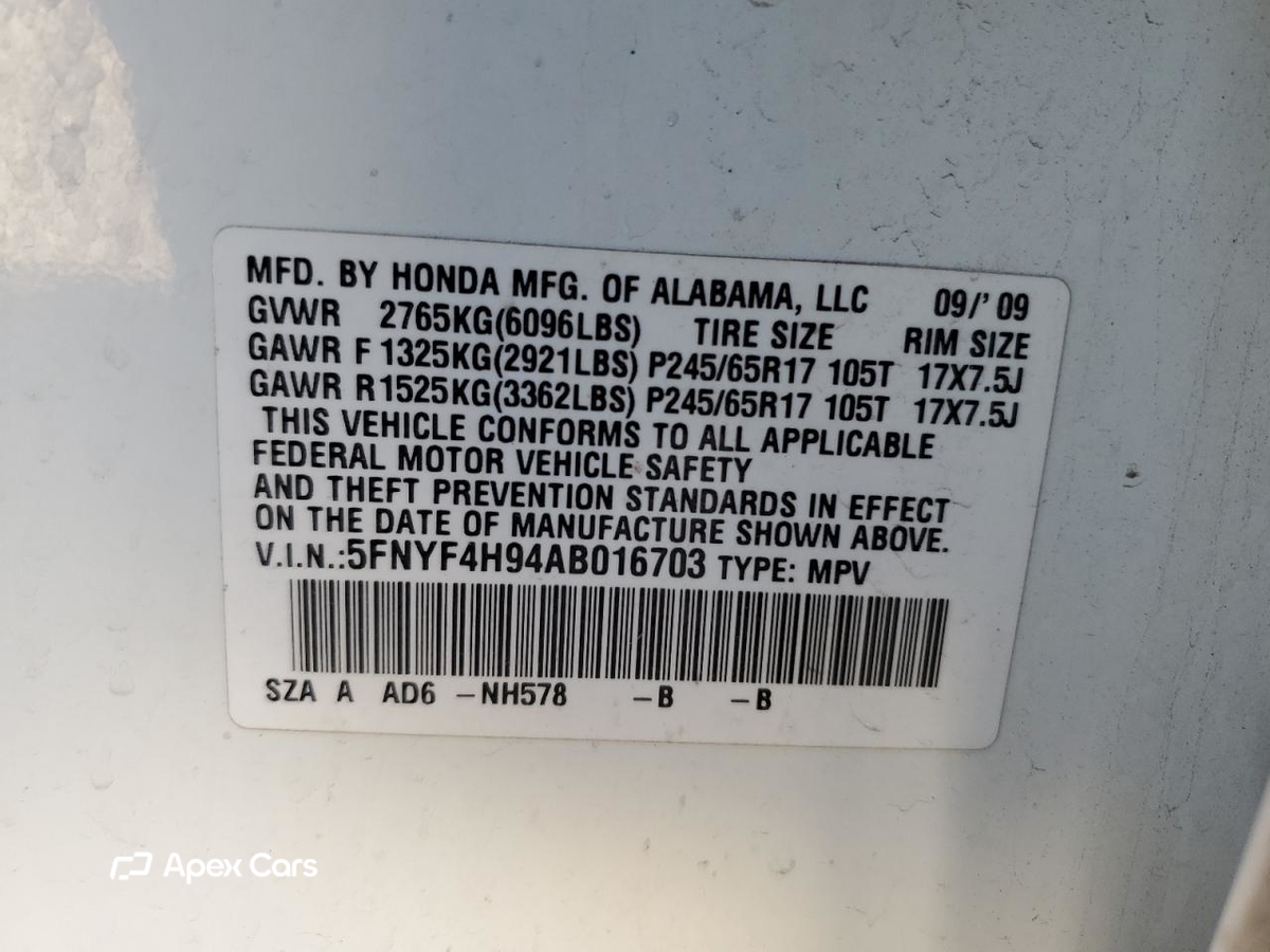 Honda Pilot 2010