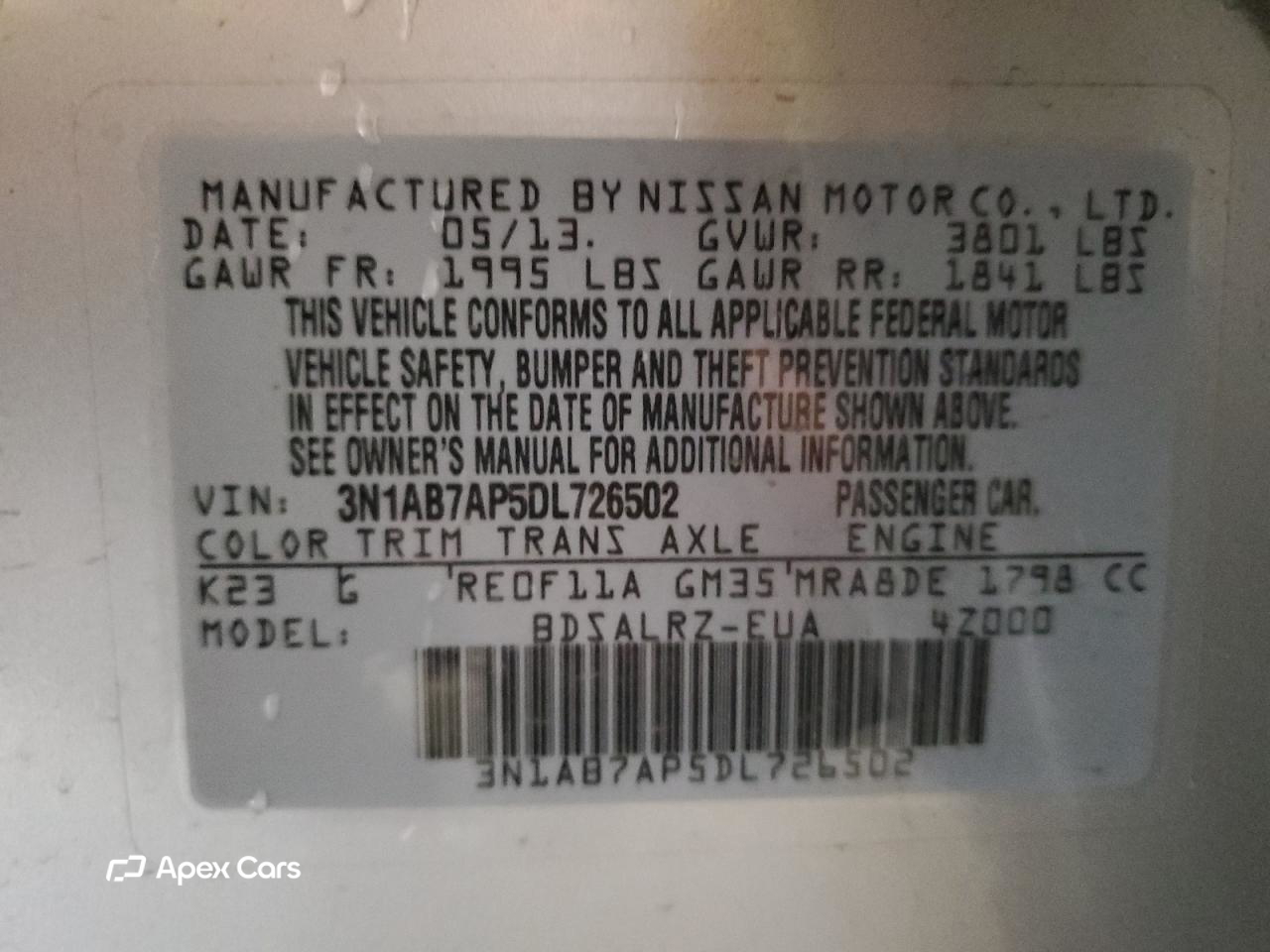Nissan Sentra 2013