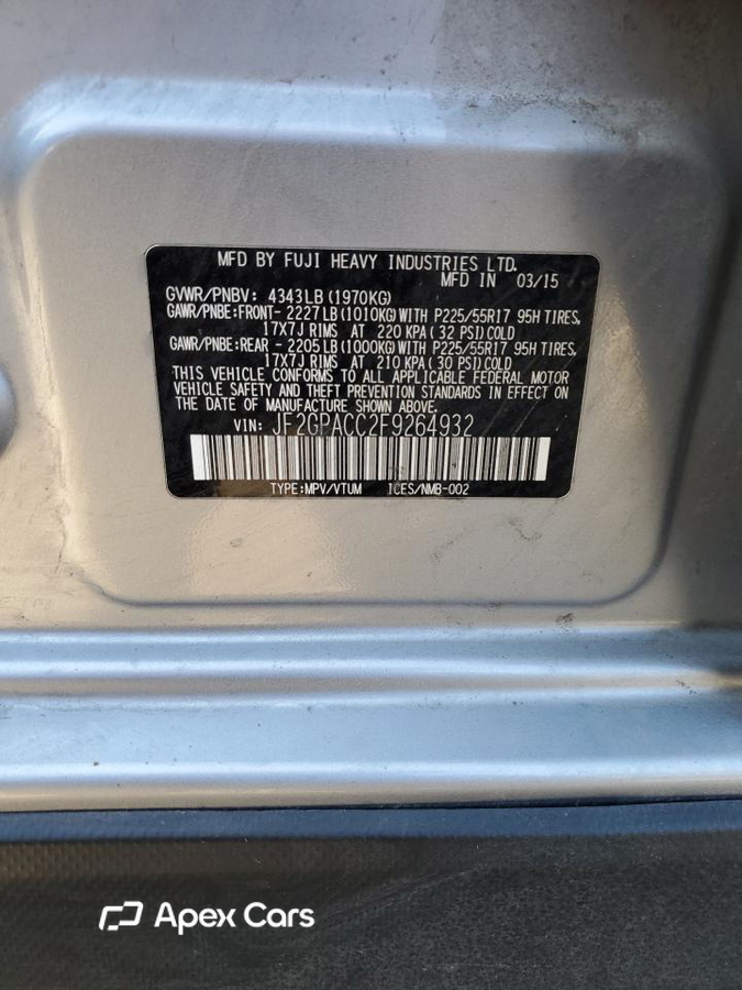 Subaru XV 2015