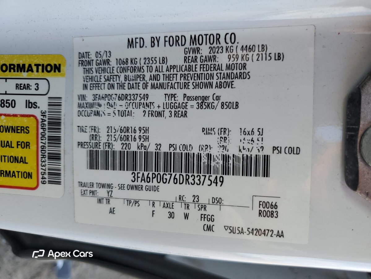 Ford Fusion 2013
