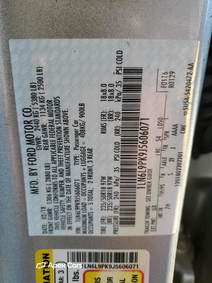 Lincoln Continental 2018