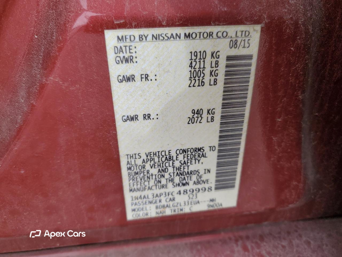 Nissan Altima 2015