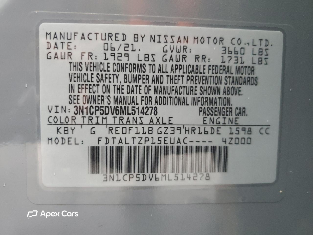 Nissan Kicks 2021