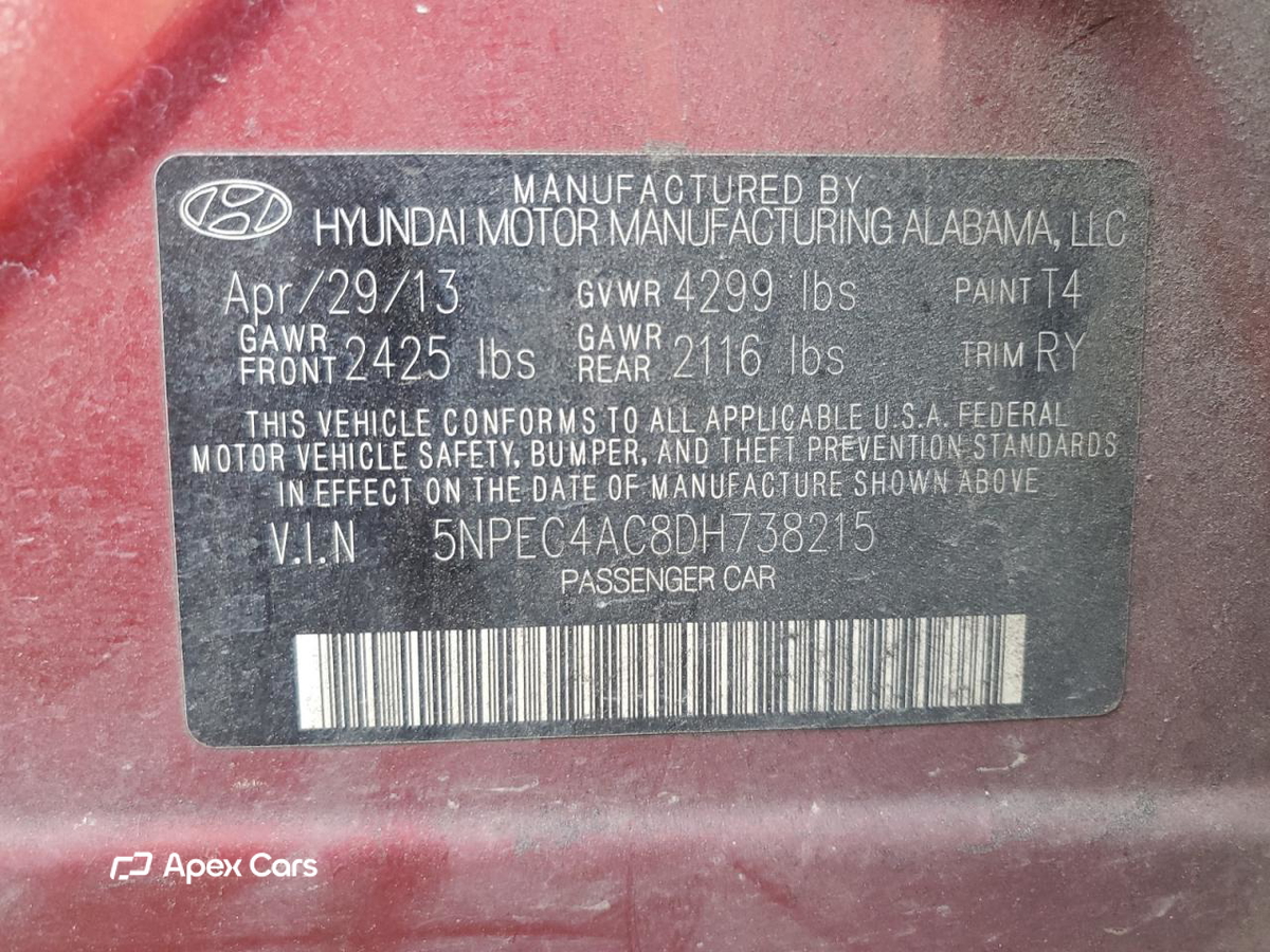 Hyundai Sonata 2013