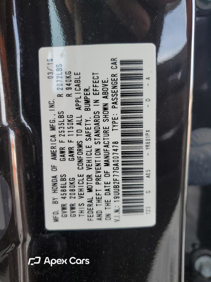 Acura TLX 2016