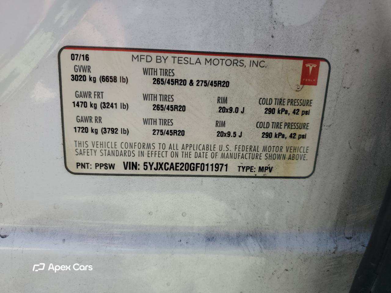Tesla Model X 2016