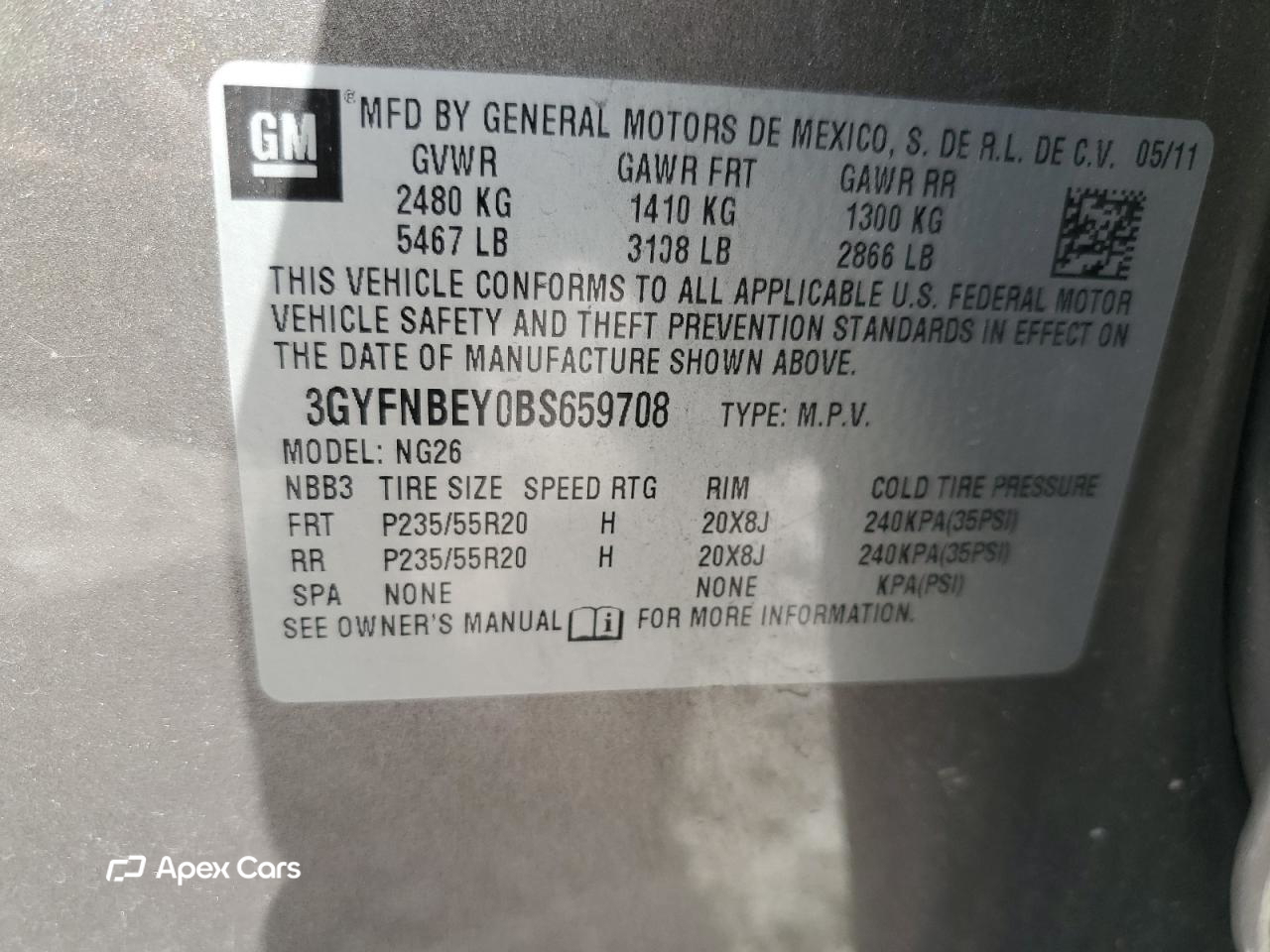 Cadillac SRX 2011