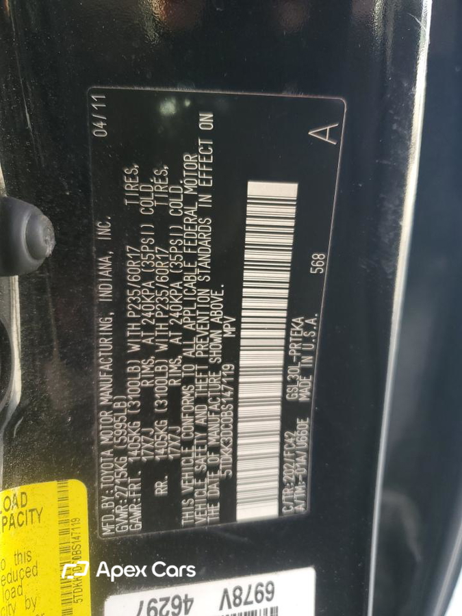 Toyota Sienna 2011