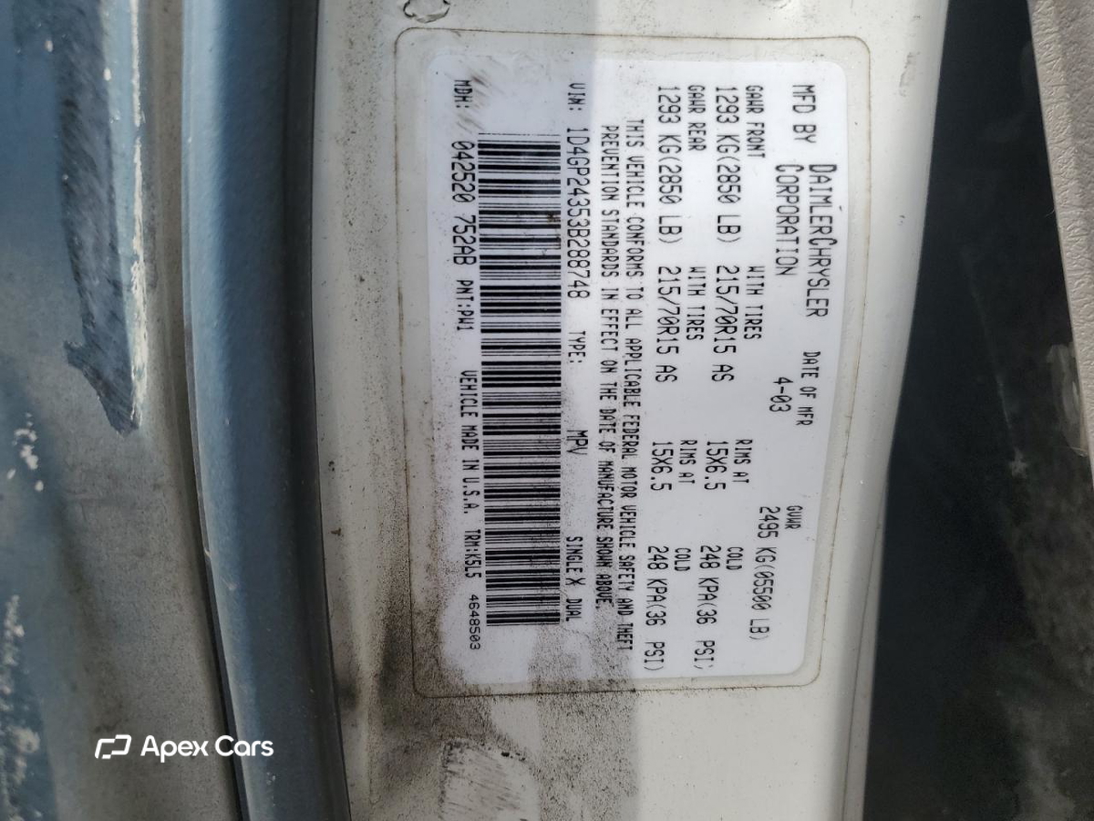 Dodge Caravan 2003