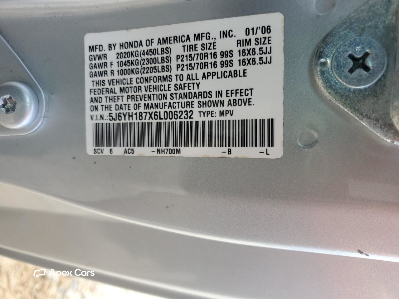 Honda Element 2006