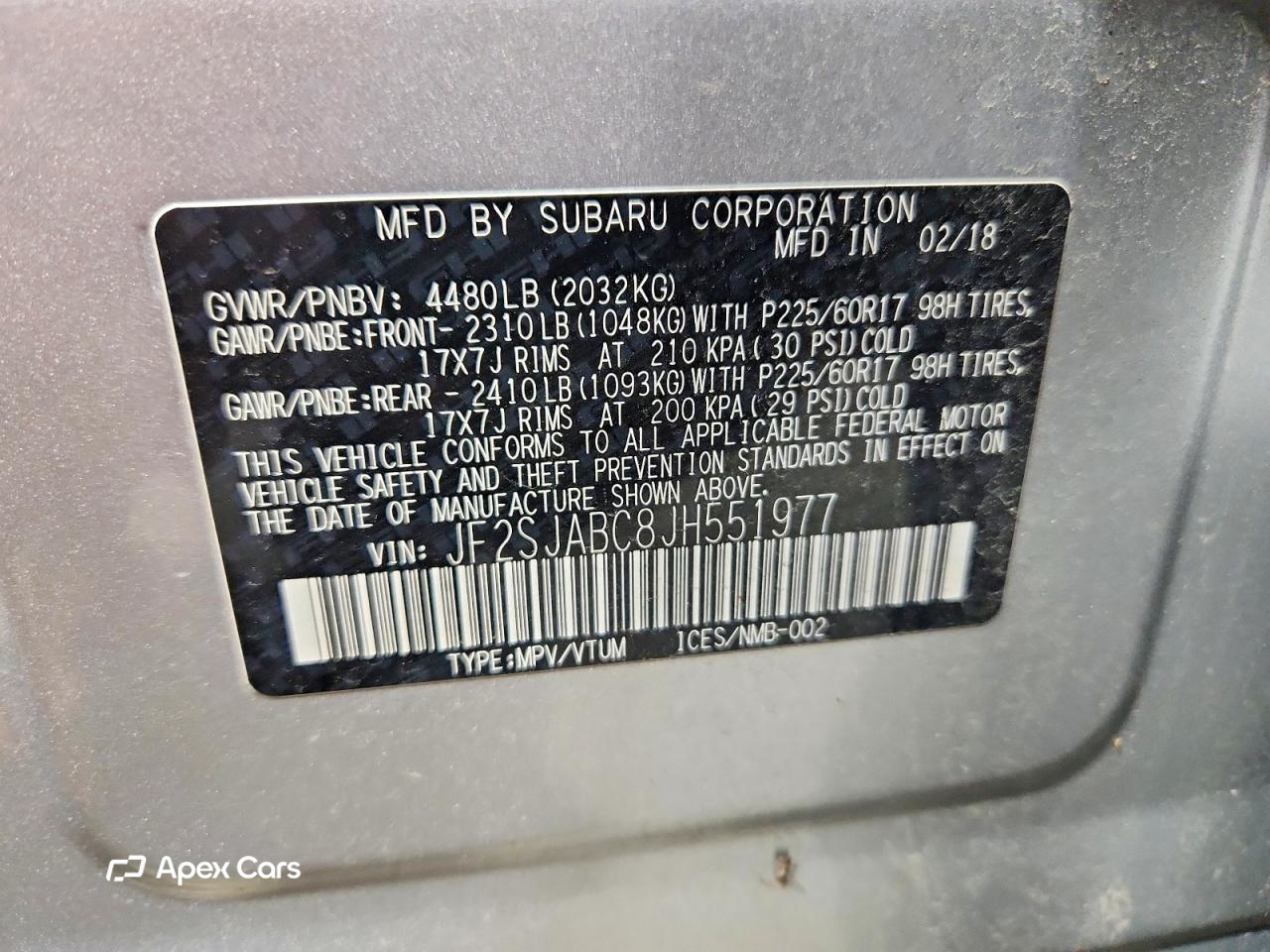 Subaru Forester 2018