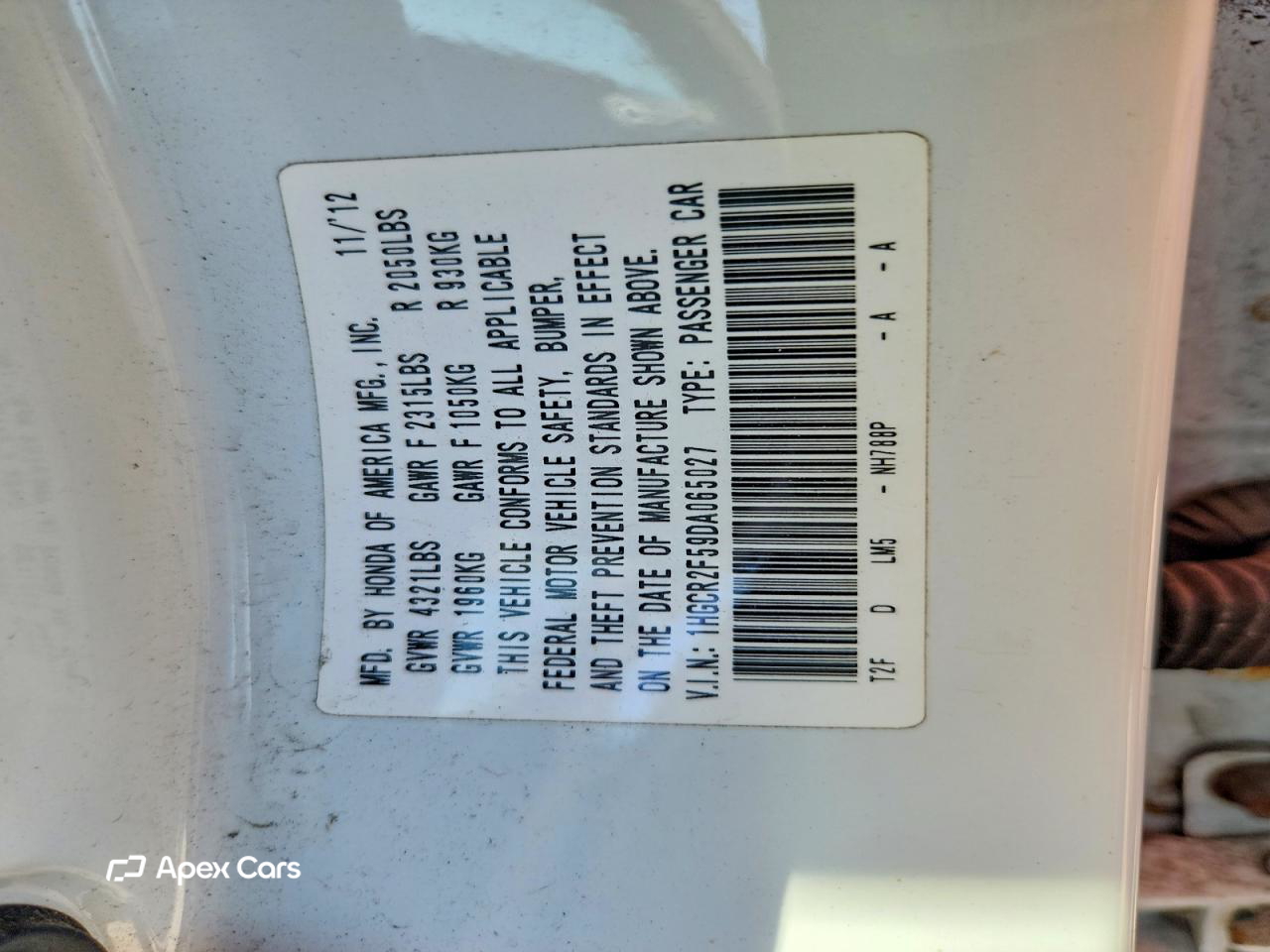 Honda Accord 2013