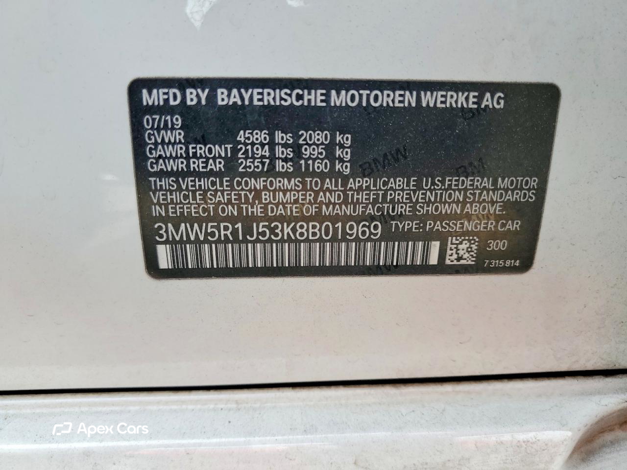 BMW Series 3 2019