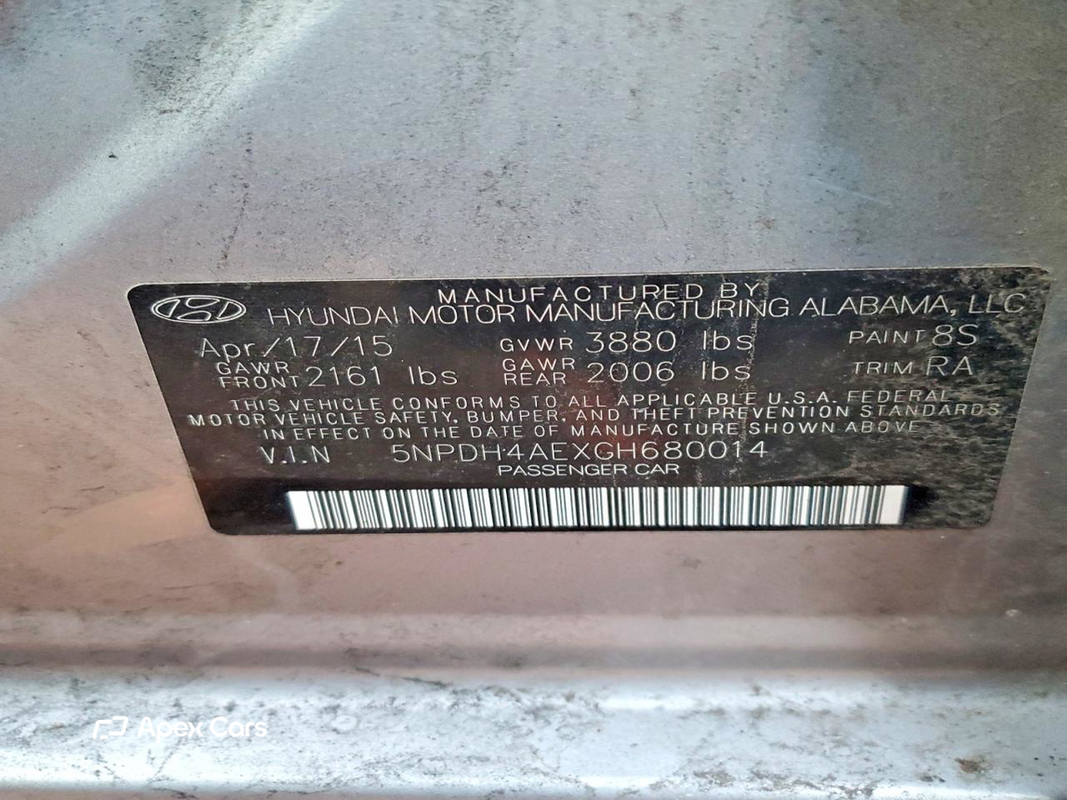 Hyundai Elantra 2016