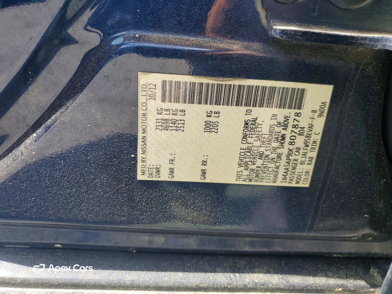 Nissan Maxima 2013