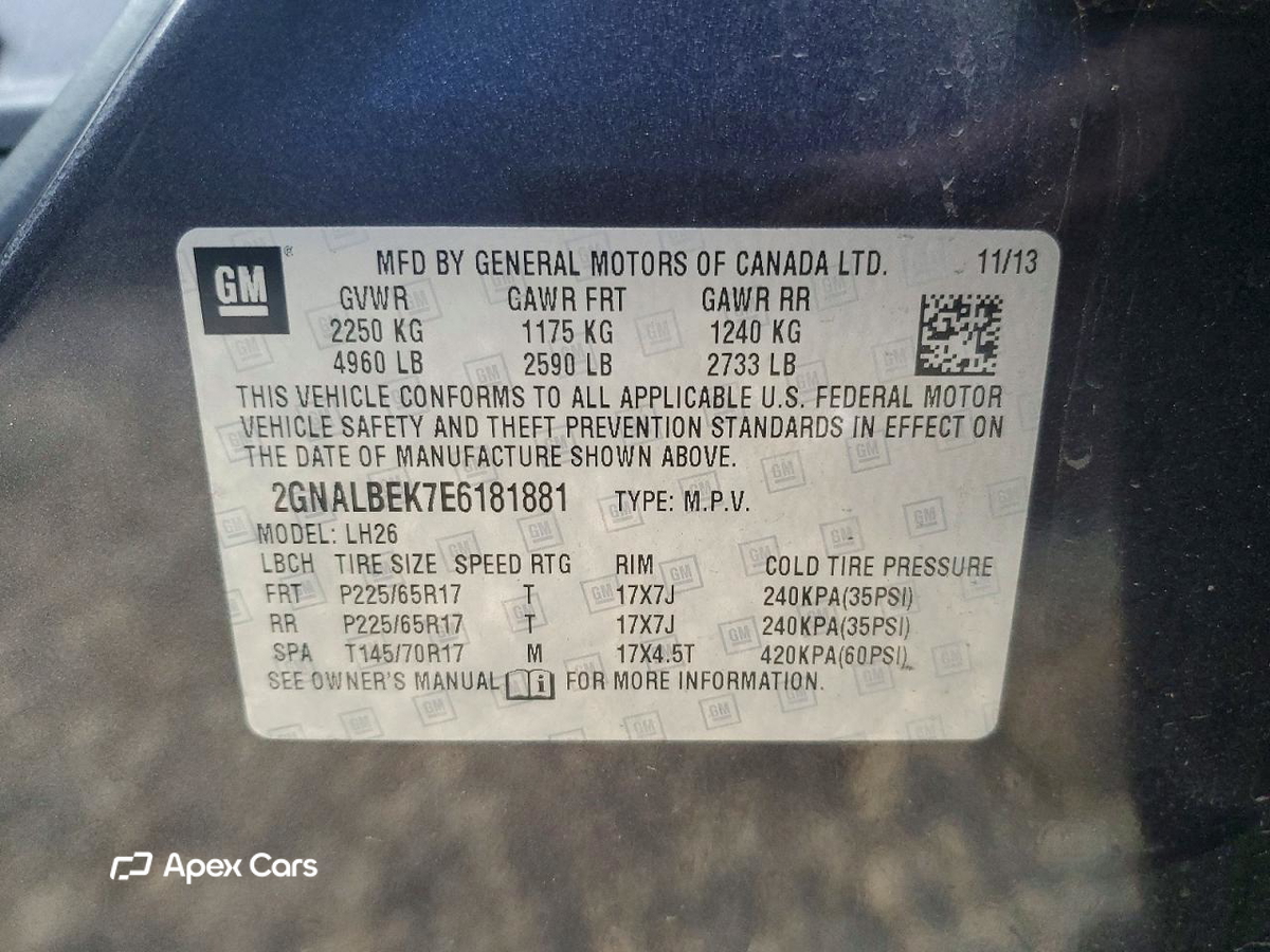 Chevrolet Equinox 2014