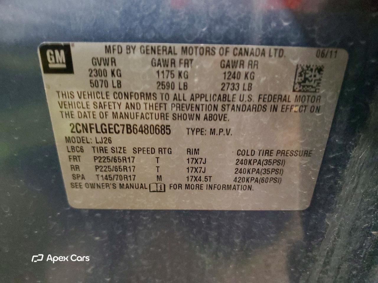 Chevrolet Equinox 2011