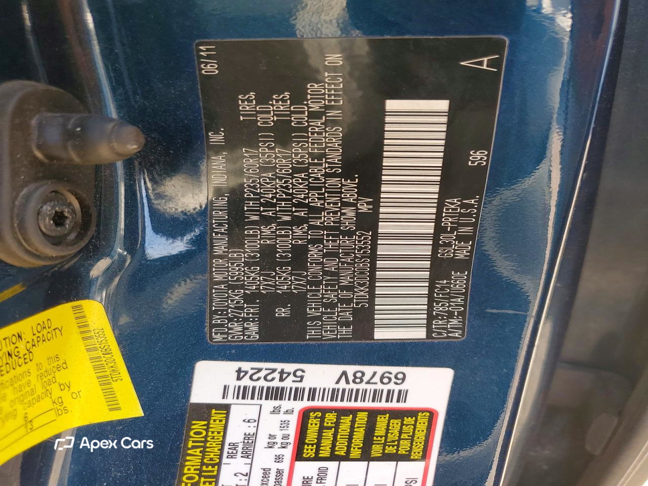 Toyota Sienna 2011