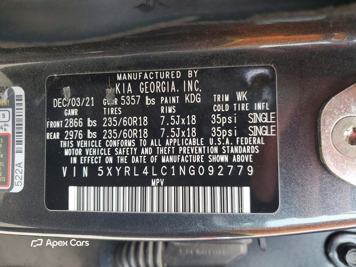 Kia Sorento 2022