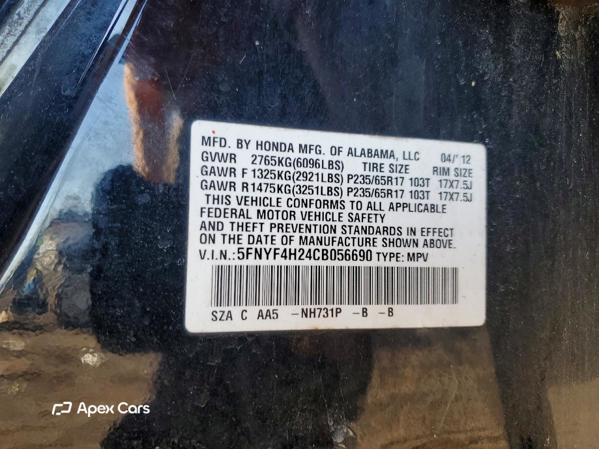 Honda Pilot 2012