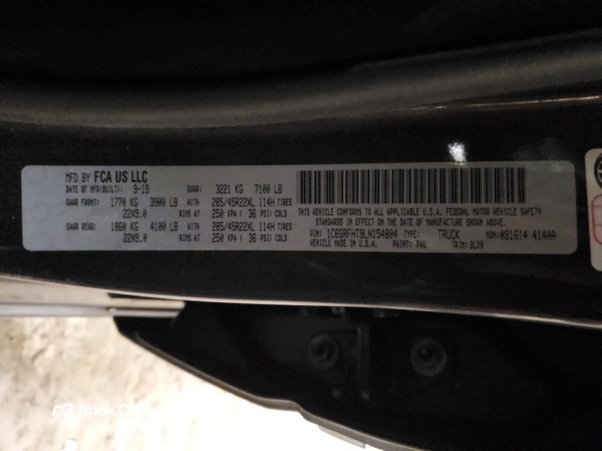 RAM 1500 2020