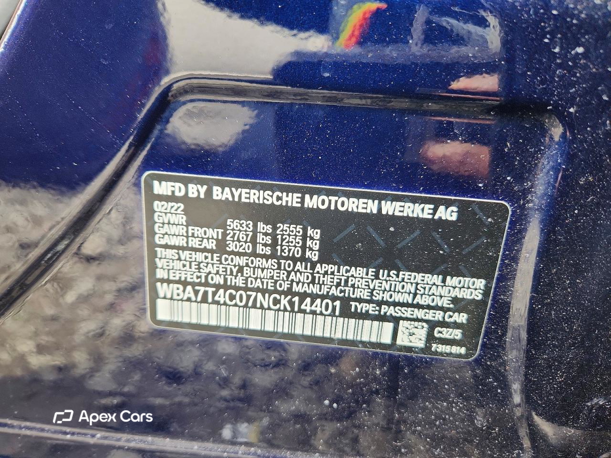 BMW Series 7 2022
